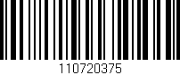 Código de barras (EAN, GTIN, SKU, ISBN): '110720375'