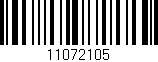 Código de barras (EAN, GTIN, SKU, ISBN): '11072105'