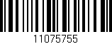Código de barras (EAN, GTIN, SKU, ISBN): '11075755'
