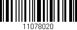 Código de barras (EAN, GTIN, SKU, ISBN): '11078020'