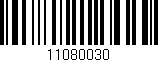 Código de barras (EAN, GTIN, SKU, ISBN): '11080030'