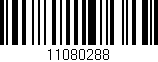 Código de barras (EAN, GTIN, SKU, ISBN): '11080288'
