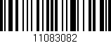 Código de barras (EAN, GTIN, SKU, ISBN): '11083082'