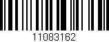 Código de barras (EAN, GTIN, SKU, ISBN): '11083162'