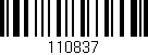 Código de barras (EAN, GTIN, SKU, ISBN): '110837'