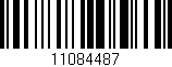 Código de barras (EAN, GTIN, SKU, ISBN): '11084487'