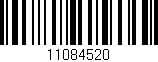 Código de barras (EAN, GTIN, SKU, ISBN): '11084520'