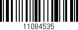 Código de barras (EAN, GTIN, SKU, ISBN): '11084535'