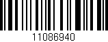 Código de barras (EAN, GTIN, SKU, ISBN): '11086940'