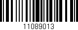 Código de barras (EAN, GTIN, SKU, ISBN): '11089013'