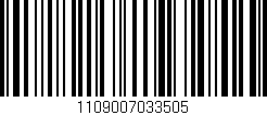 Código de barras (EAN, GTIN, SKU, ISBN): '1109007033505'