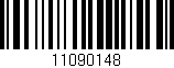Código de barras (EAN, GTIN, SKU, ISBN): '11090148'