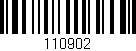 Código de barras (EAN, GTIN, SKU, ISBN): '110902'