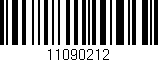 Código de barras (EAN, GTIN, SKU, ISBN): '11090212'