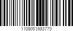 Código de barras (EAN, GTIN, SKU, ISBN): '1109051893773'