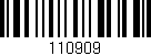 Código de barras (EAN, GTIN, SKU, ISBN): '110909'