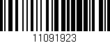 Código de barras (EAN, GTIN, SKU, ISBN): '11091923'