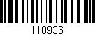 Código de barras (EAN, GTIN, SKU, ISBN): '110936'