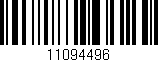 Código de barras (EAN, GTIN, SKU, ISBN): '11094496'