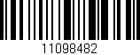 Código de barras (EAN, GTIN, SKU, ISBN): '11098482'