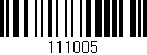 Código de barras (EAN, GTIN, SKU, ISBN): '111005'