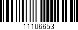 Código de barras (EAN, GTIN, SKU, ISBN): '11106653'