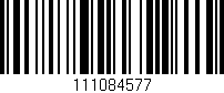 Código de barras (EAN, GTIN, SKU, ISBN): '111084577'