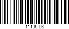 Código de barras (EAN, GTIN, SKU, ISBN): '11109.06'