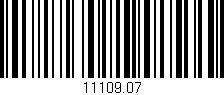Código de barras (EAN, GTIN, SKU, ISBN): '11109.07'