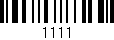Código de barras (EAN, GTIN, SKU, ISBN): '1111'