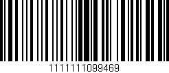 Código de barras (EAN, GTIN, SKU, ISBN): '1111111099469'
