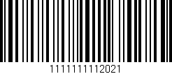 Código de barras (EAN, GTIN, SKU, ISBN): '1111111112021'