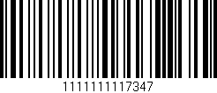 Código de barras (EAN, GTIN, SKU, ISBN): '1111111117347'
