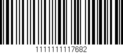 Código de barras (EAN, GTIN, SKU, ISBN): '1111111117682'