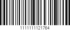 Código de barras (EAN, GTIN, SKU, ISBN): '1111111121764'