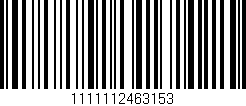 Código de barras (EAN, GTIN, SKU, ISBN): '1111112463153'