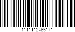 Código de barras (EAN, GTIN, SKU, ISBN): '1111112465171'
