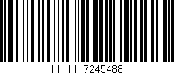 Código de barras (EAN, GTIN, SKU, ISBN): '1111117245488'