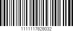 Código de barras (EAN, GTIN, SKU, ISBN): '1111117828032'