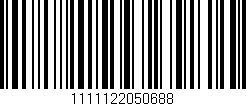Código de barras (EAN, GTIN, SKU, ISBN): '1111122050688'