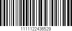 Código de barras (EAN, GTIN, SKU, ISBN): '1111122436529'