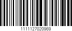 Código de barras (EAN, GTIN, SKU, ISBN): '1111127020969'