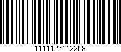 Código de barras (EAN, GTIN, SKU, ISBN): '1111127112268'