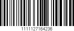Código de barras (EAN, GTIN, SKU, ISBN): '1111127164236'