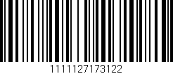 Código de barras (EAN, GTIN, SKU, ISBN): '1111127173122'