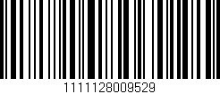 Código de barras (EAN, GTIN, SKU, ISBN): '1111128009529'