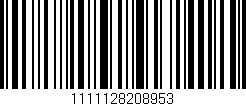 Código de barras (EAN, GTIN, SKU, ISBN): '1111128208953'