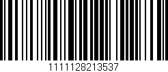 Código de barras (EAN, GTIN, SKU, ISBN): '1111128213537'