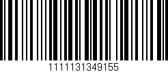 Código de barras (EAN, GTIN, SKU, ISBN): '1111131349155'