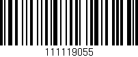 Código de barras (EAN, GTIN, SKU, ISBN): '111119055'